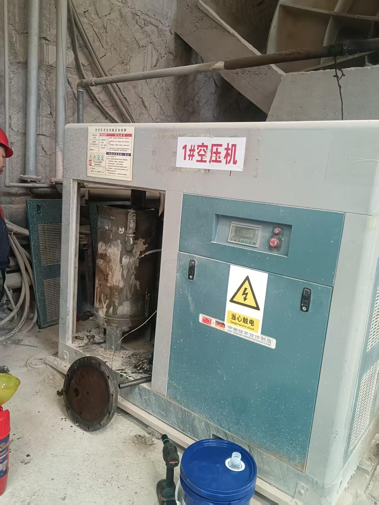 廈門某紡織廠空壓機保養(yǎng)