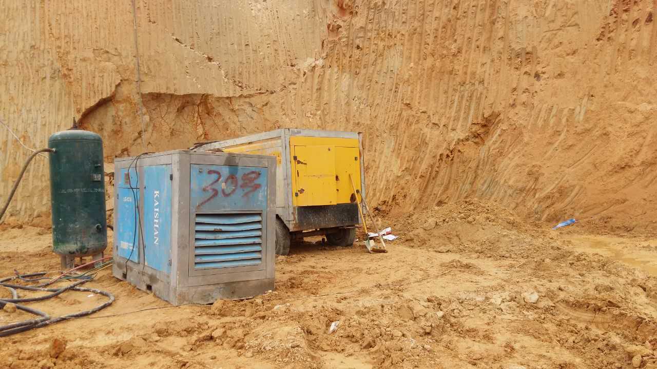 莆田某建筑工地空壓機出租